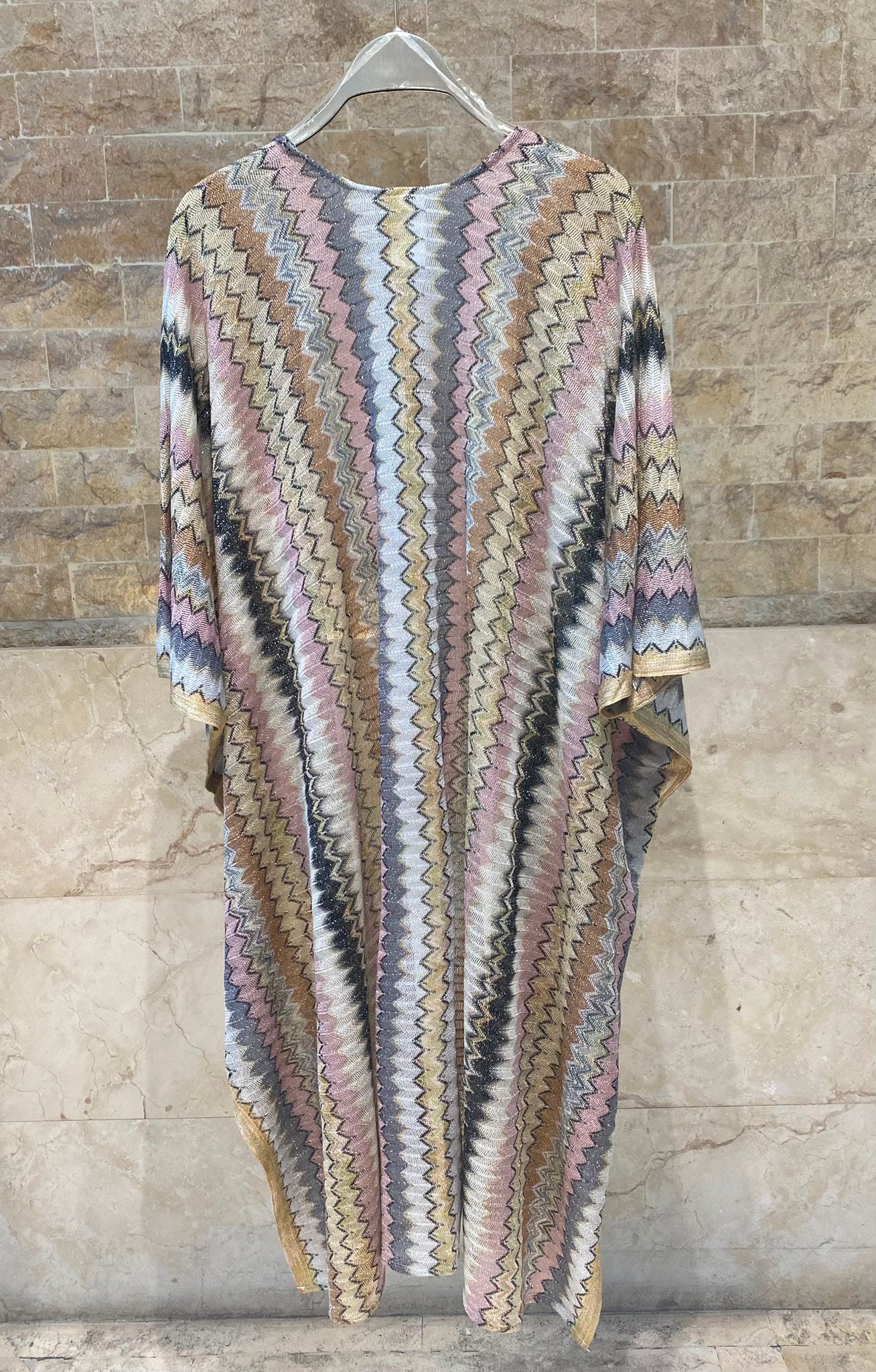 Knit Lurex Long Cardigan 67169