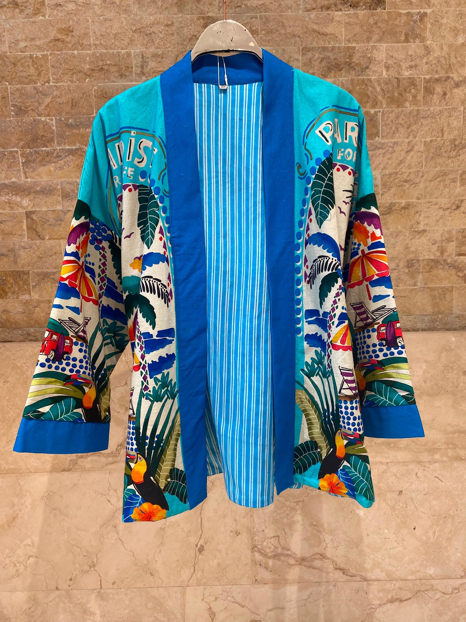 Paradise Printed Belted Kimono 67995