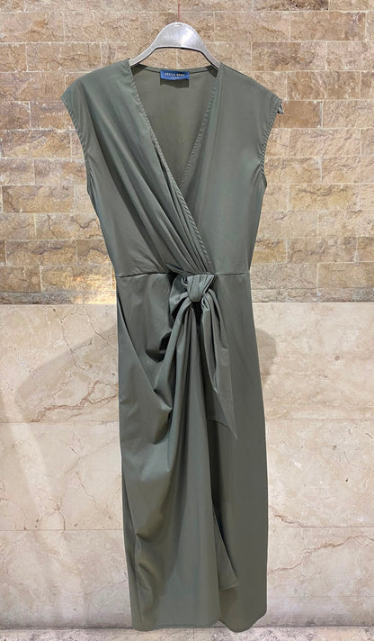 Sleeveless Wrap Dress TDM28526
