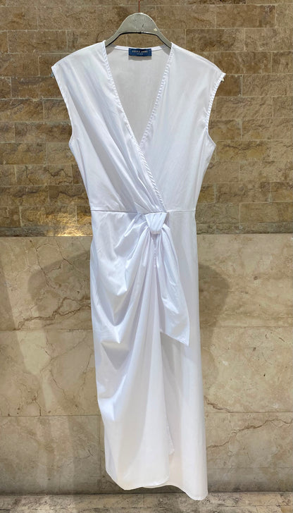 Sleeveless Wrap Dress TDM28526