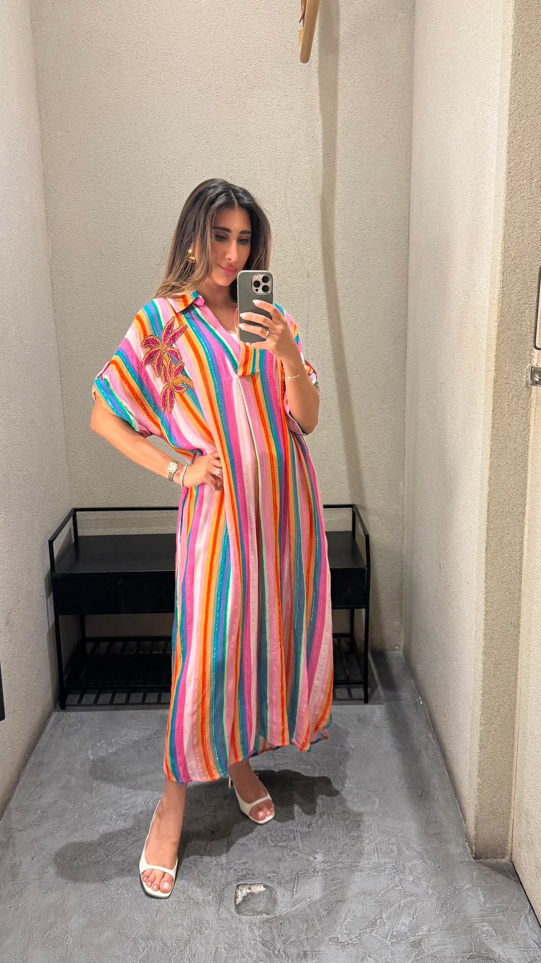 Palestra Rainbow Stripes Dress