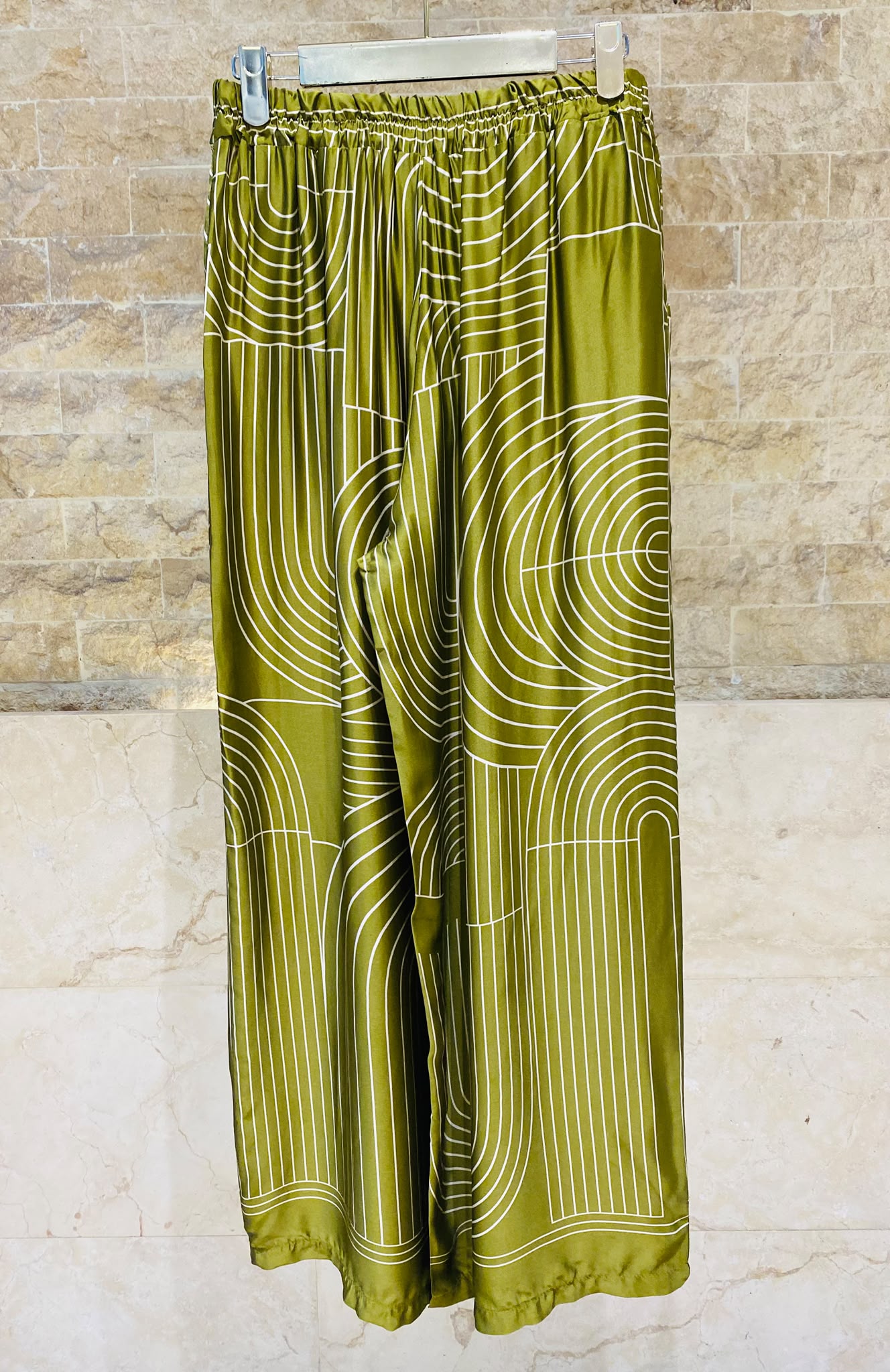Geometric Satin Co-ord Set KD9712/7789VS-29