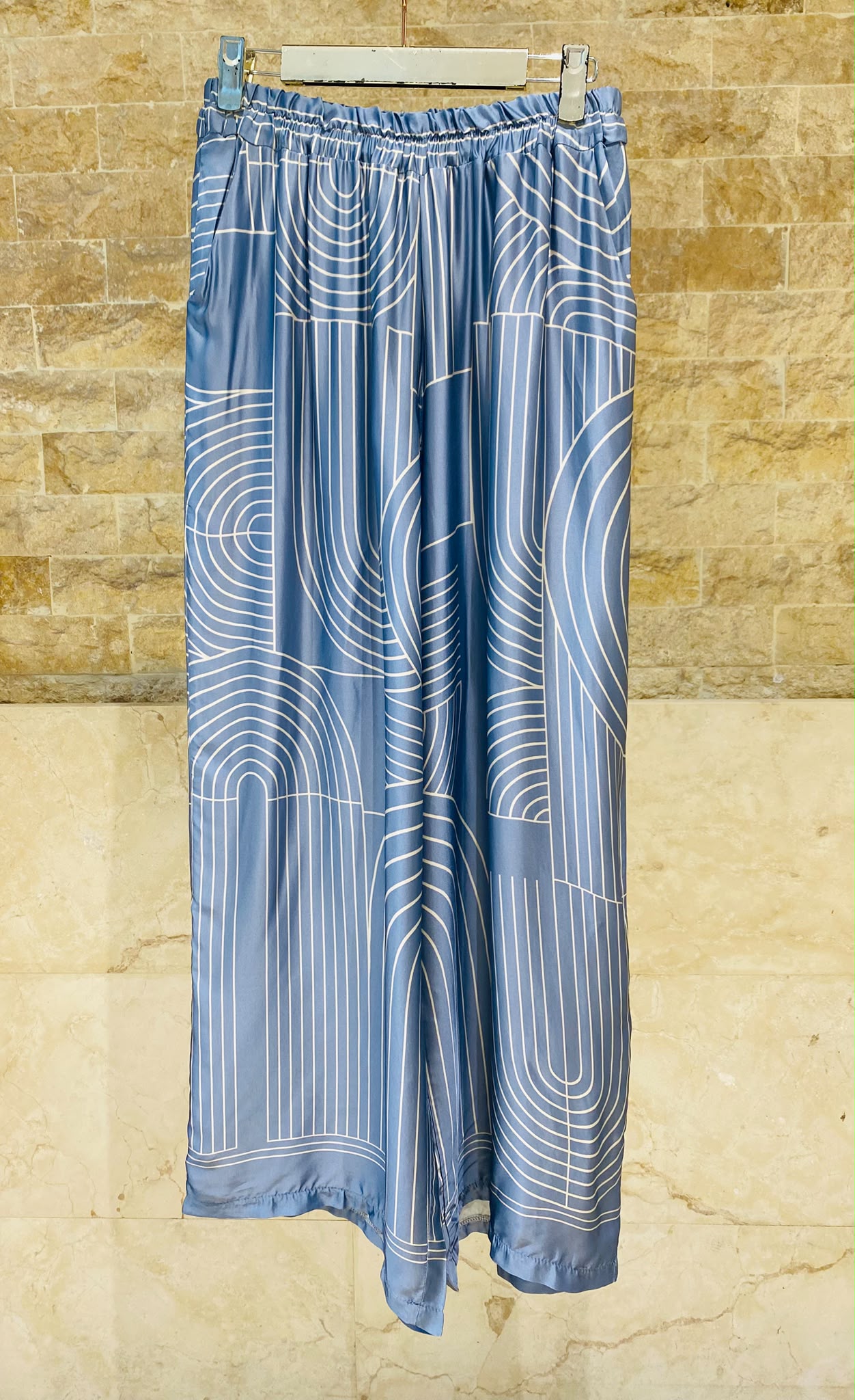 Geometric Satin Co-ord Set KD9712/7789VS-29