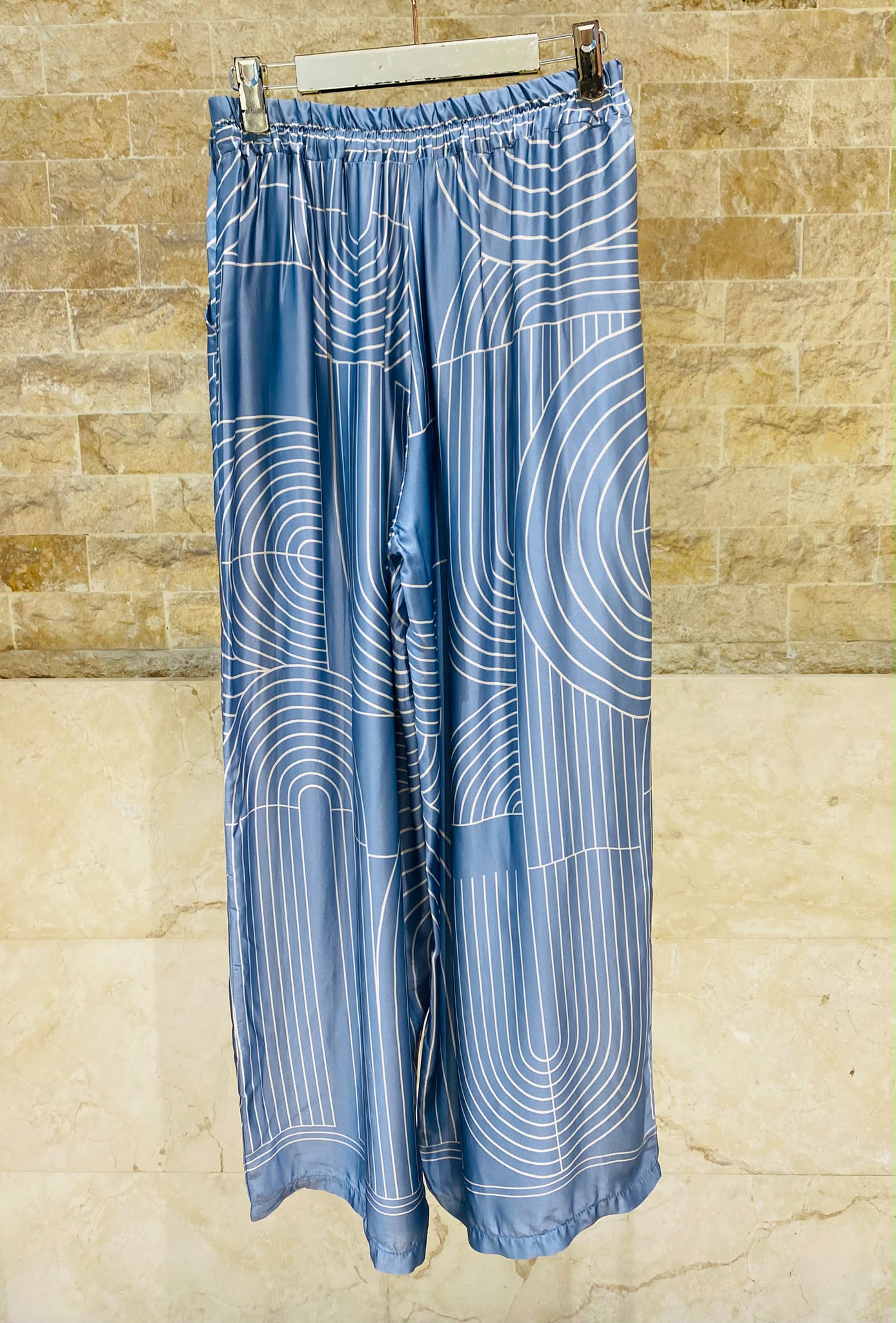 Geometric Satin Co-ord Set KD9712/7789VS-29