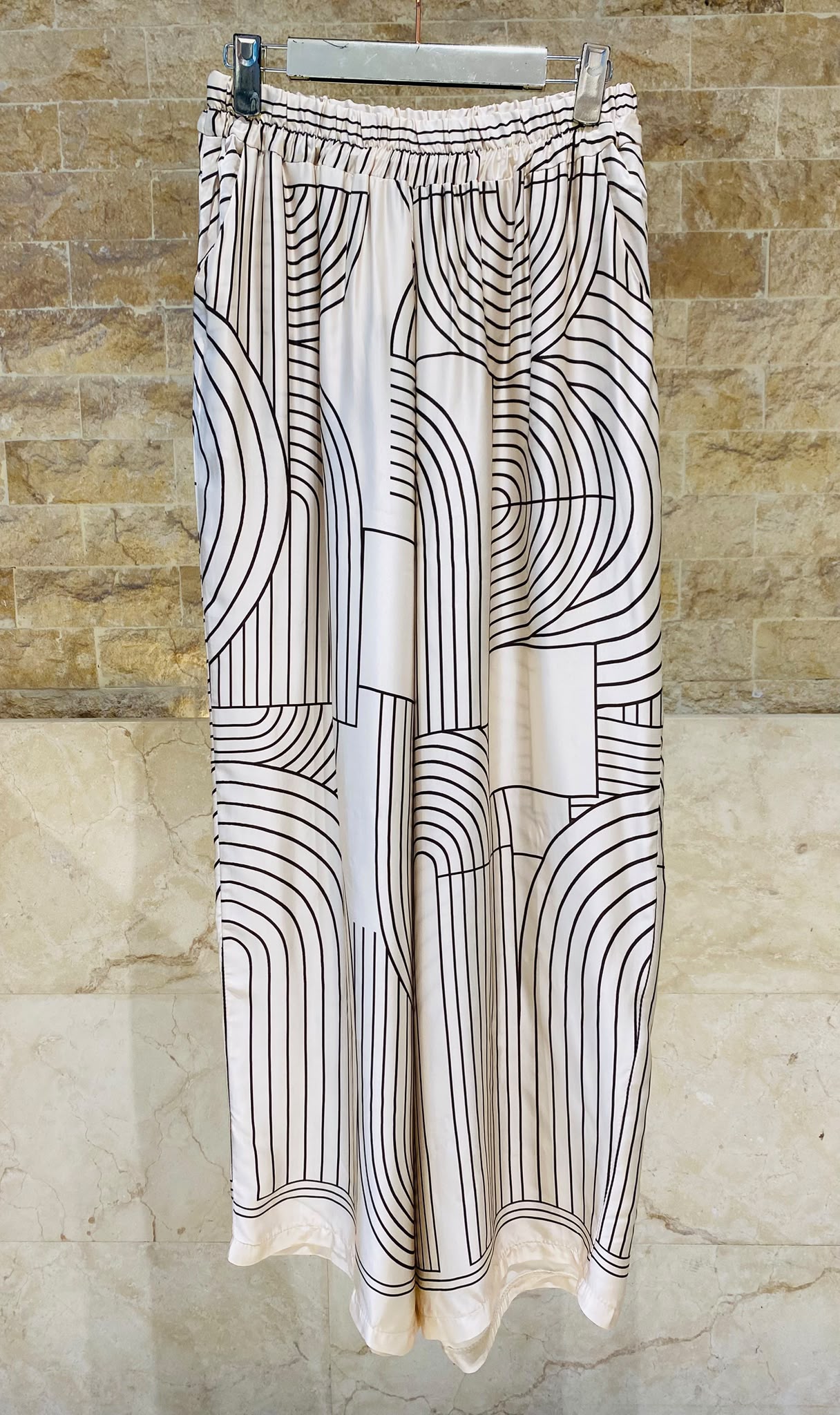 Geometric Satin Co-ord Set KD9712/7789VS-29