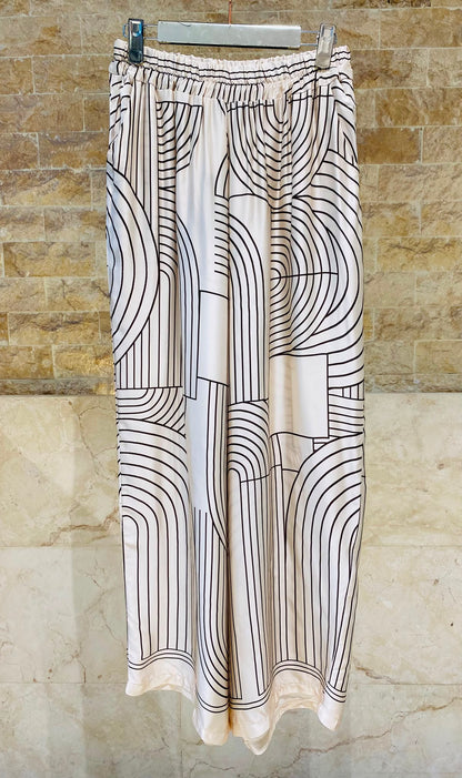 Geometric Satin Co-ord Set KD9712/7789VS-29