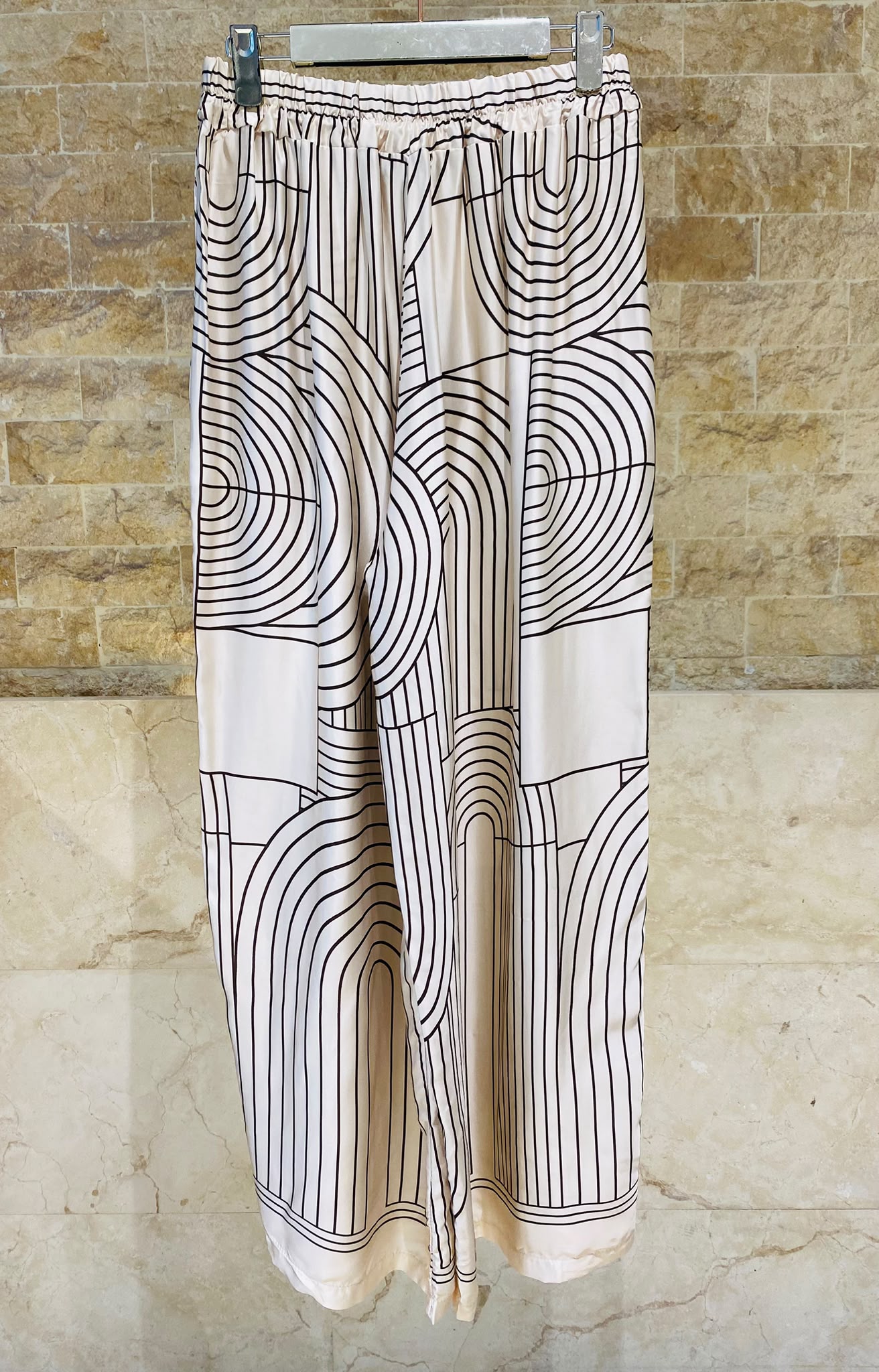 Geometric Satin Co-ord Set KD9712/7789VS-29