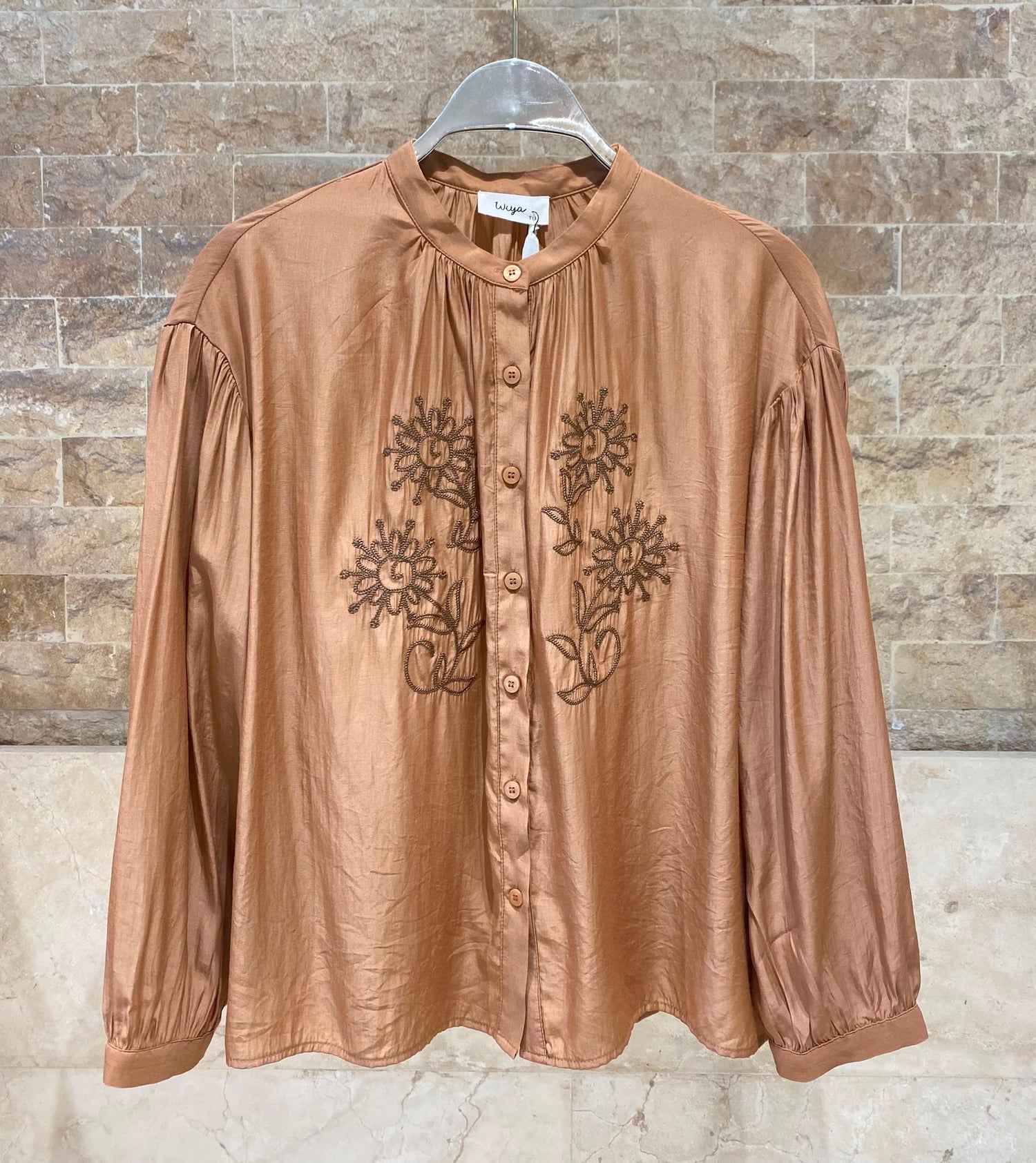 Embroidered Oversized Top CWQ6025