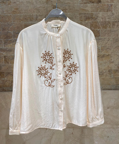 Embroidered Oversized Top CWQ6025