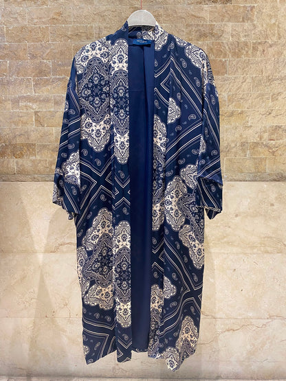 Bandana Satin Kimono Cardigan KD9760VS-8