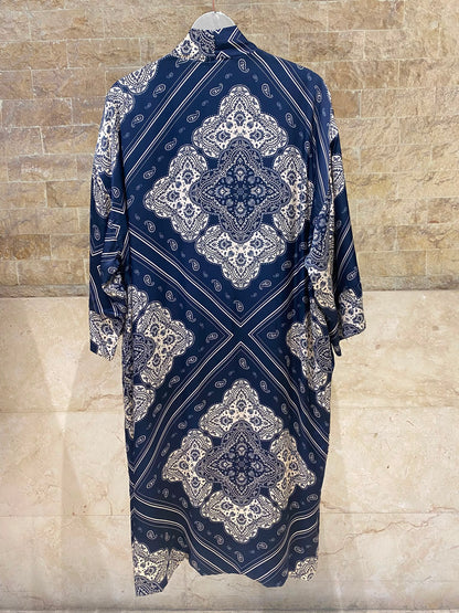 Bandana Satin Kimono Cardigan KD9760VS-8