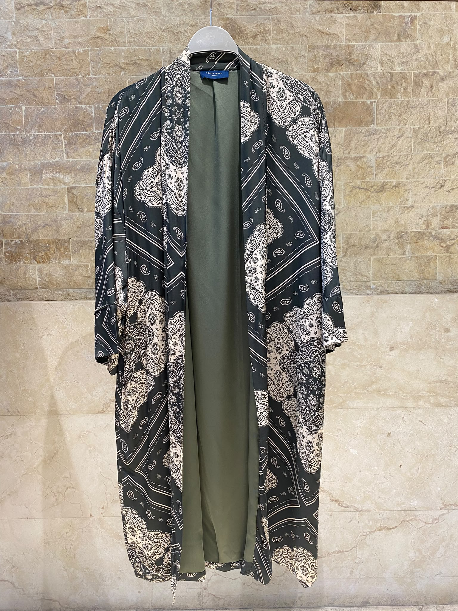 Bandana Satin Kimono Cardigan KD9760VS-8