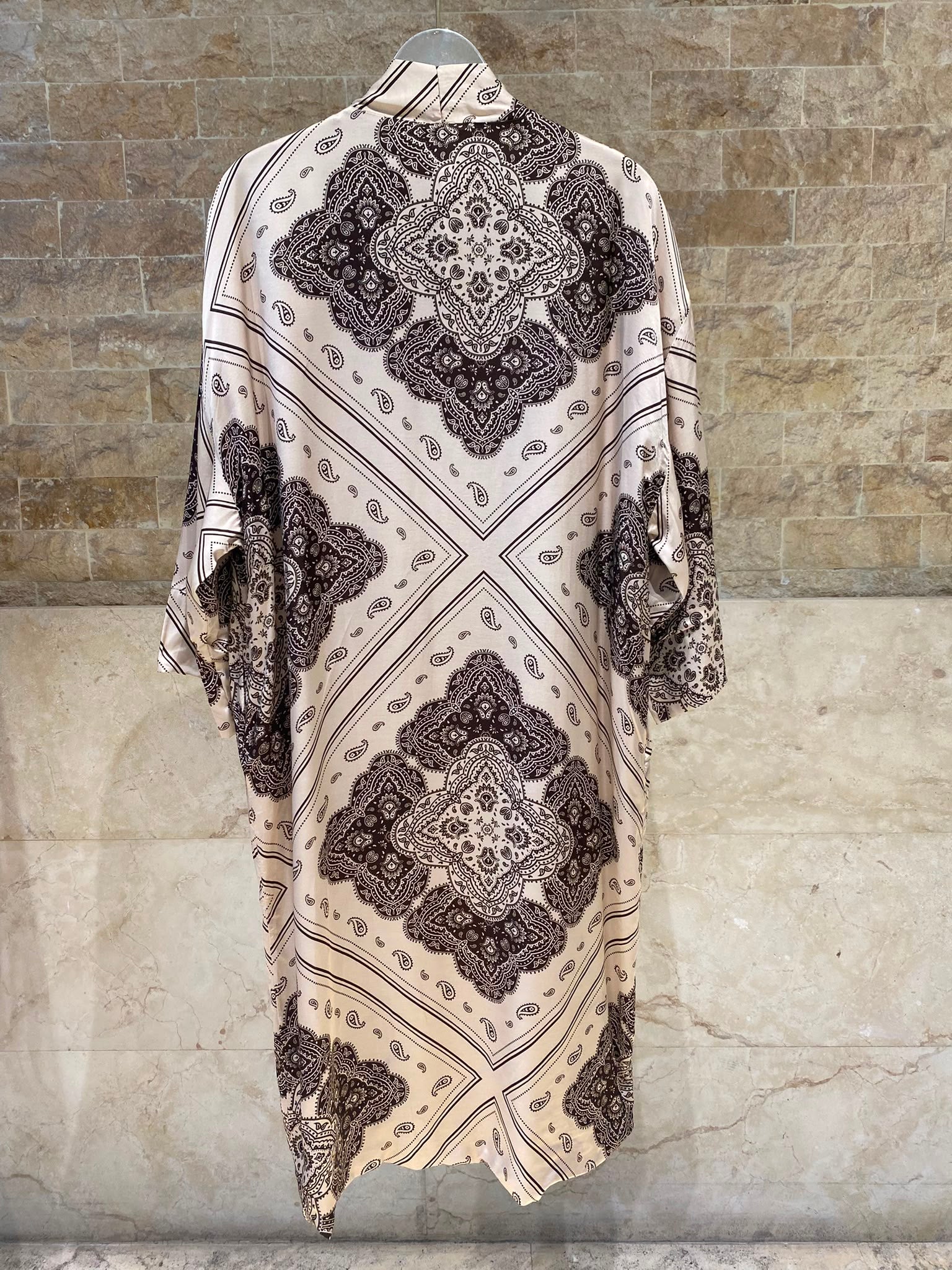 Bandana Satin Kimono Cardigan KD9760VS-8