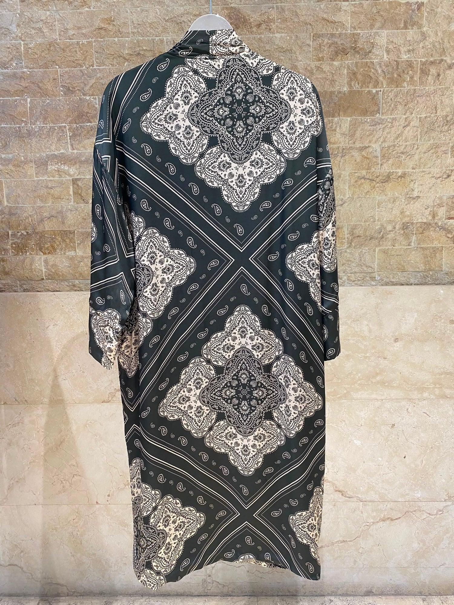 Bandana Satin Kimono Cardigan KD9760VS-8