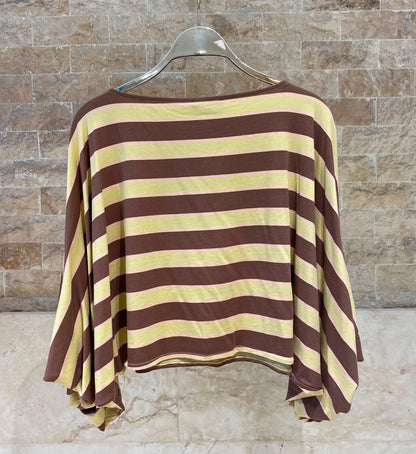 Horizontal Stripes Cropped Top TDM28126-5