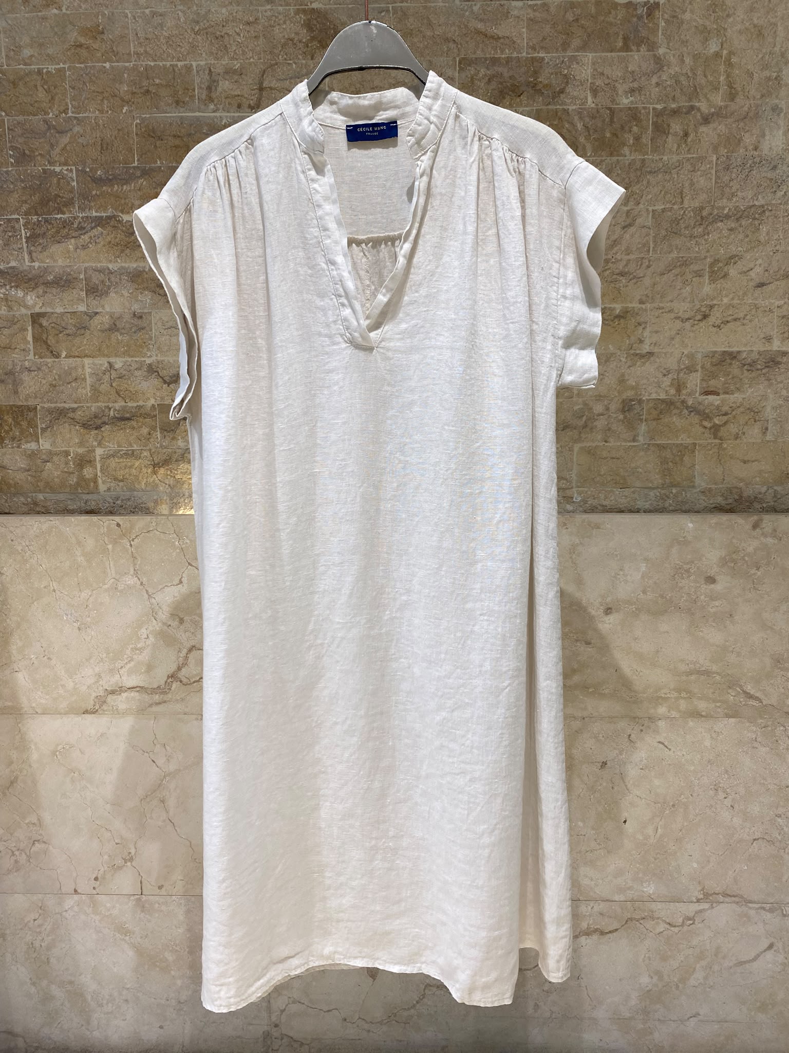 DB15237 Linen Tunic Dress