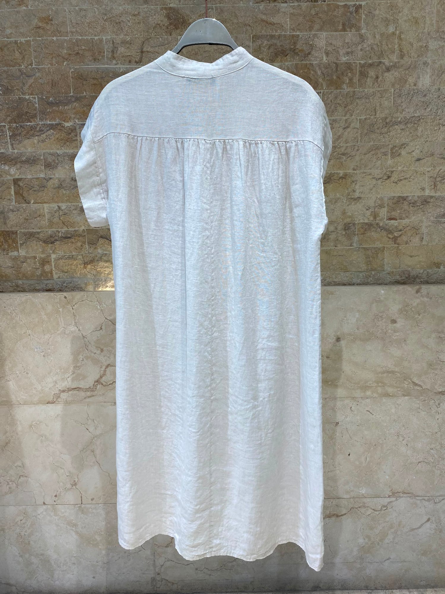 DB15237 Linen Tunic Dress