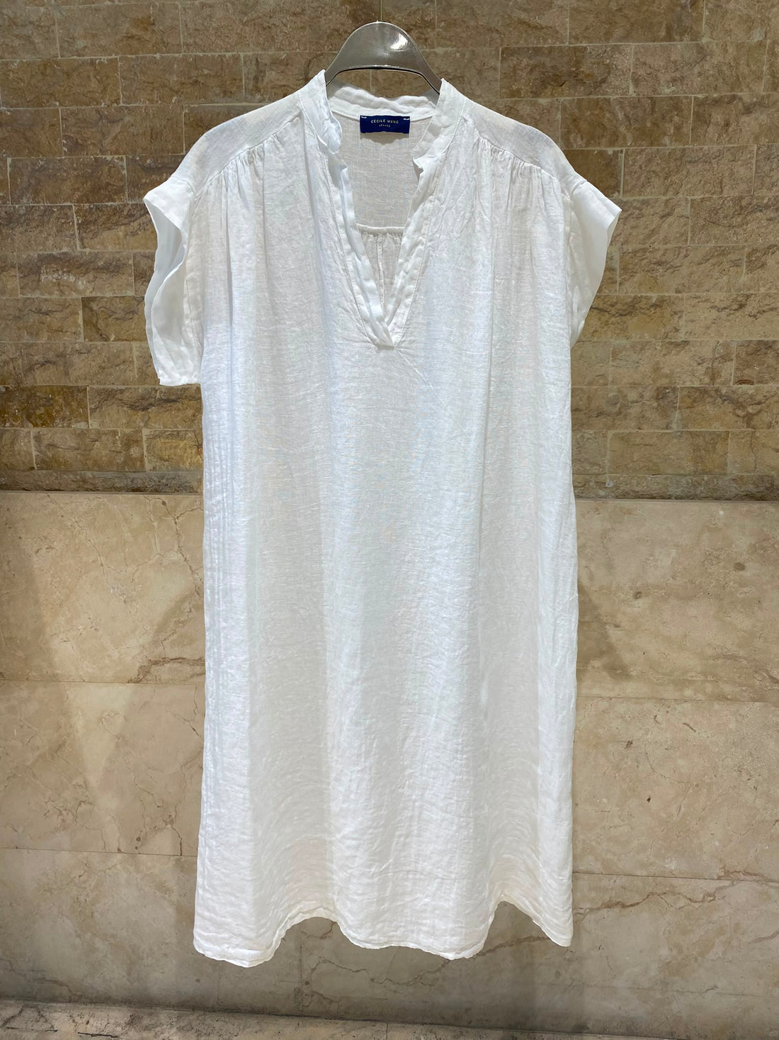 DB15237 Linen Tunic Dress