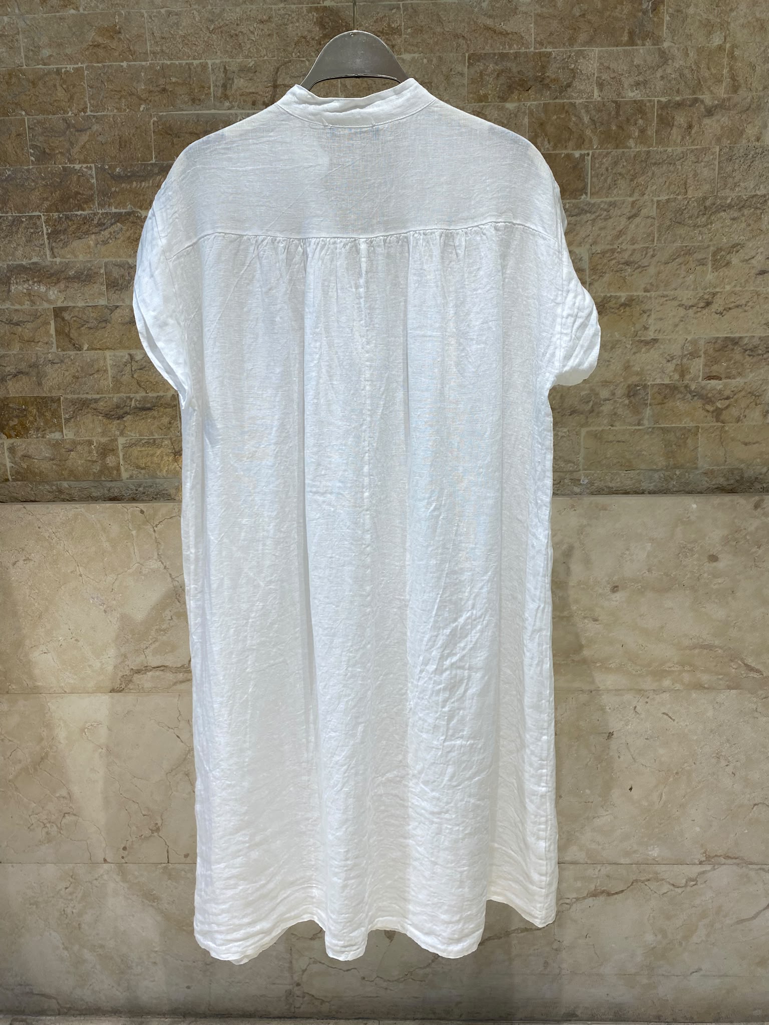 DB15237 Linen Tunic Dress
