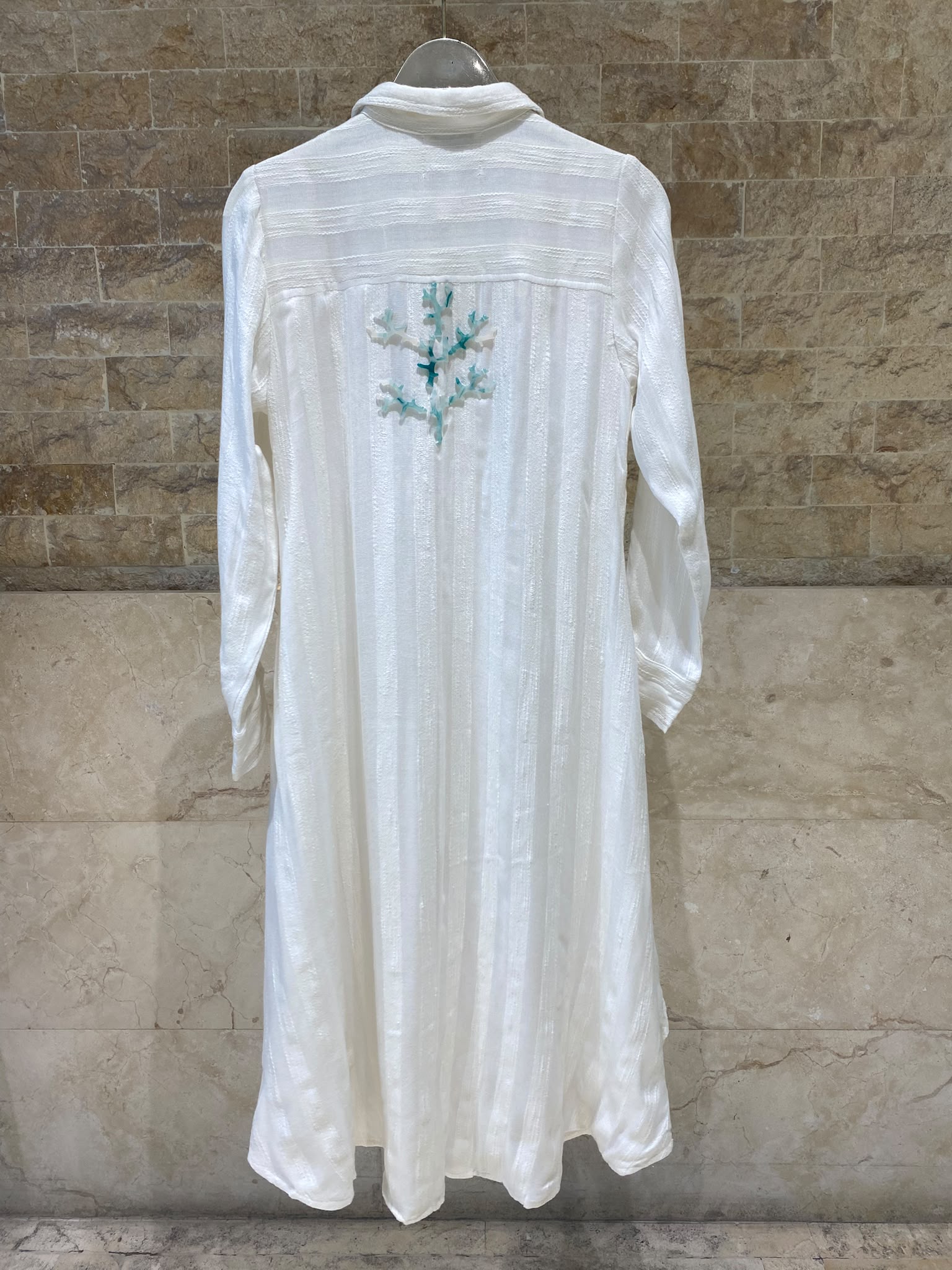 Candela Long Back Belted Shirt Dress