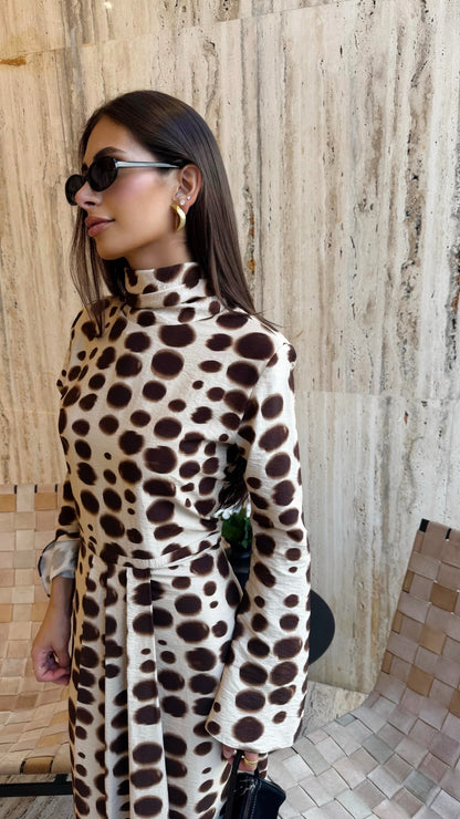 Wendy Polka Dot Maxi Length Dress