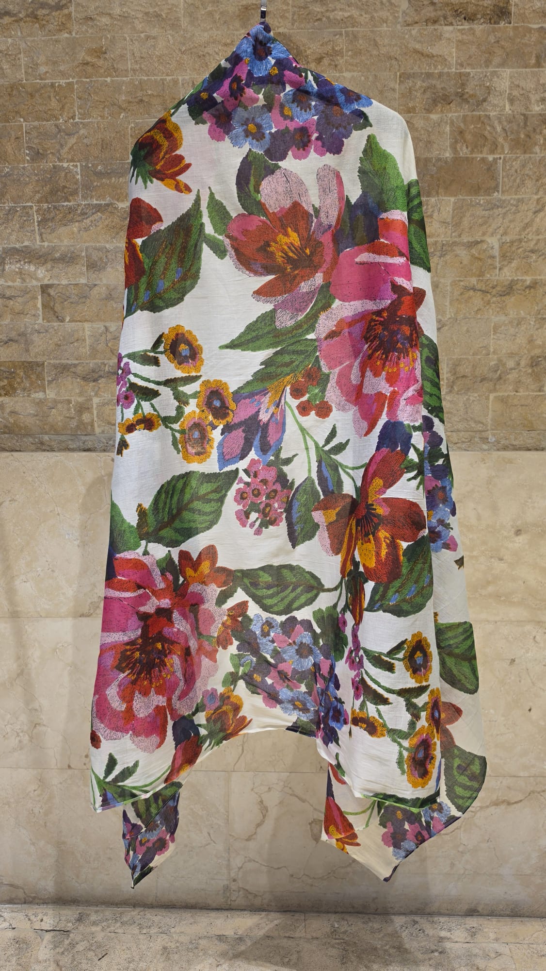 67926-1307 Lightweight Floral Scarf