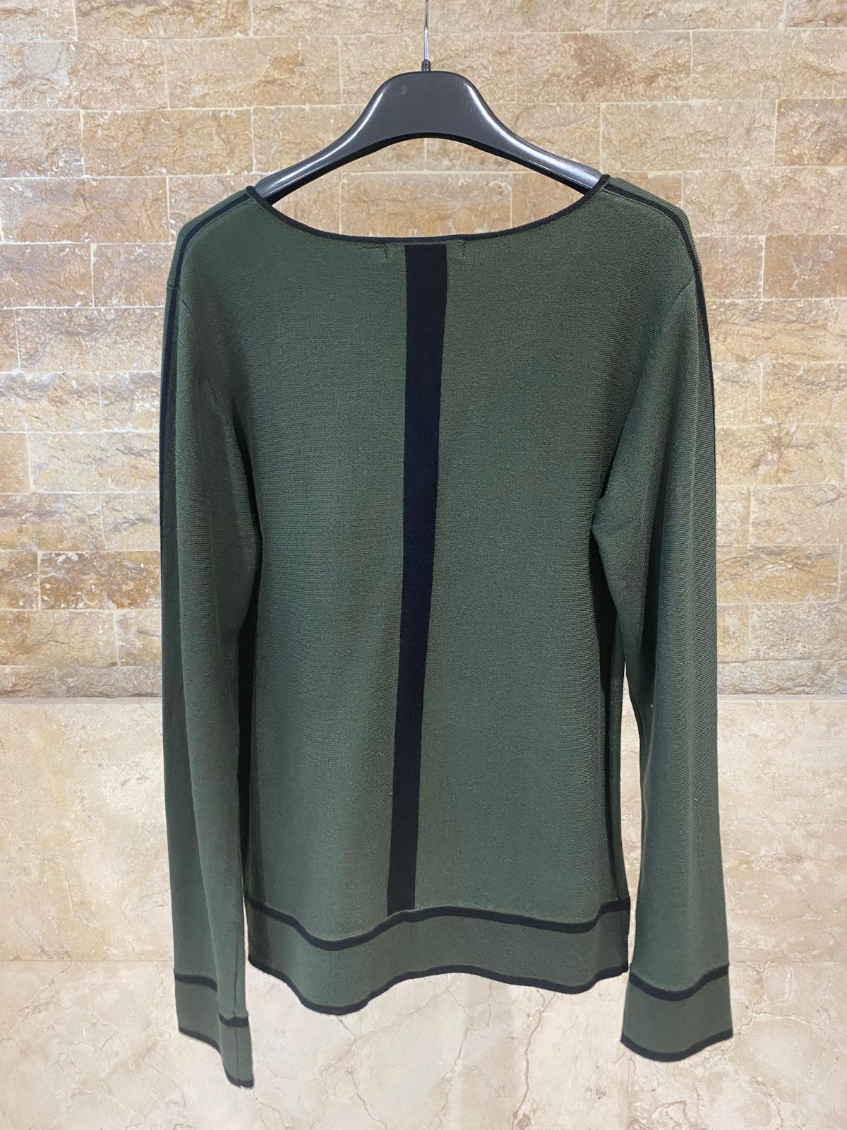 Green Jersey With Black Trims 34144