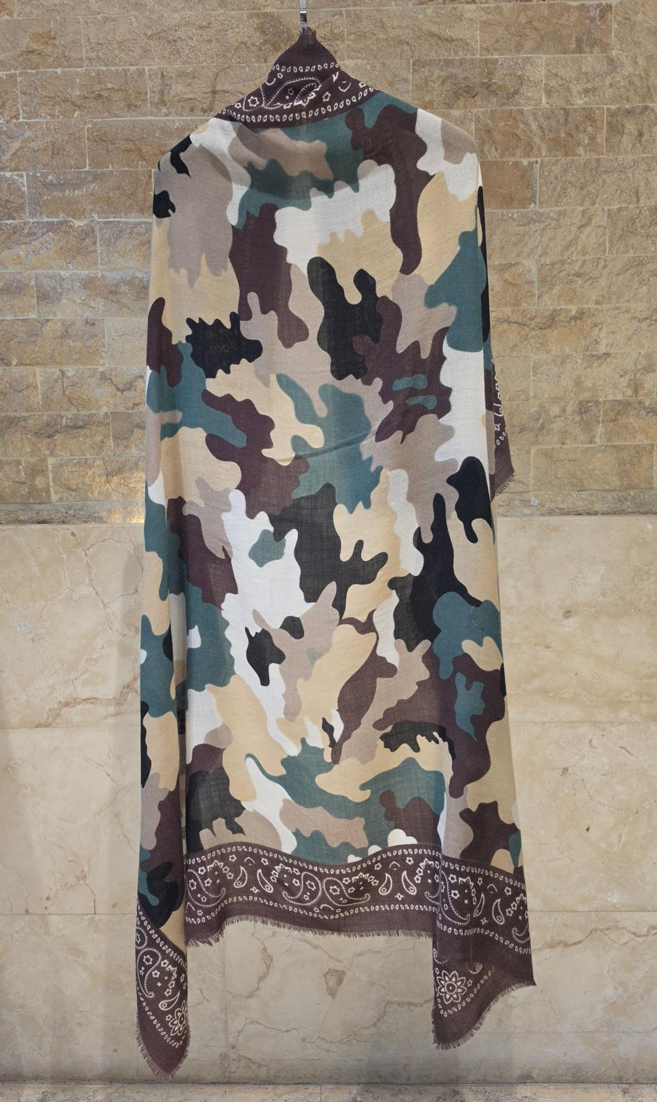 C23444 Camouflage Pattern Bandana Scarf