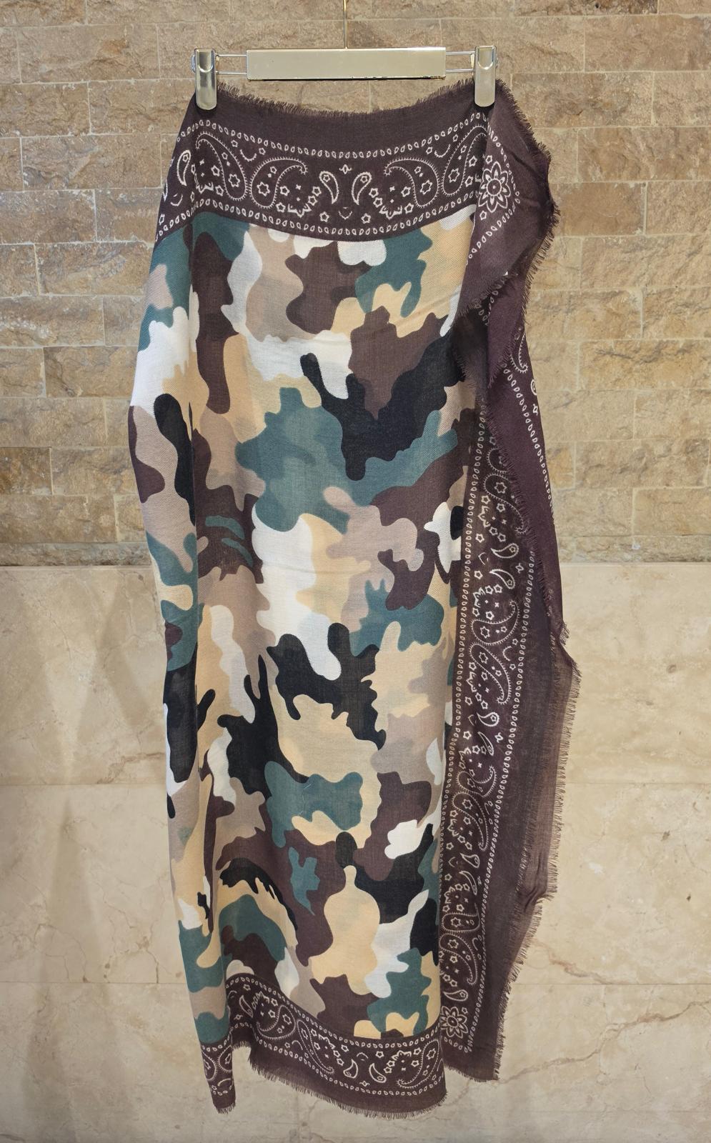 C23444 Camouflage Pattern Bandana Scarf