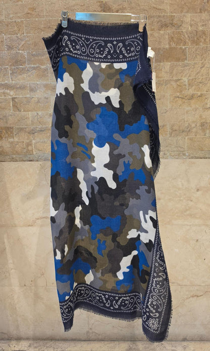 C23444 Camouflage Pattern Bandana Scarf