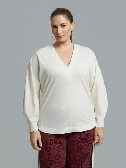 V-Neck Relaxed Fit Blouse 8601.1058