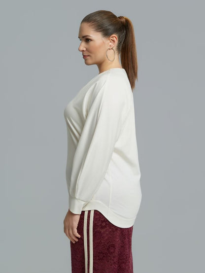 V-Neck Relaxed Fit Blouse 8601.1058