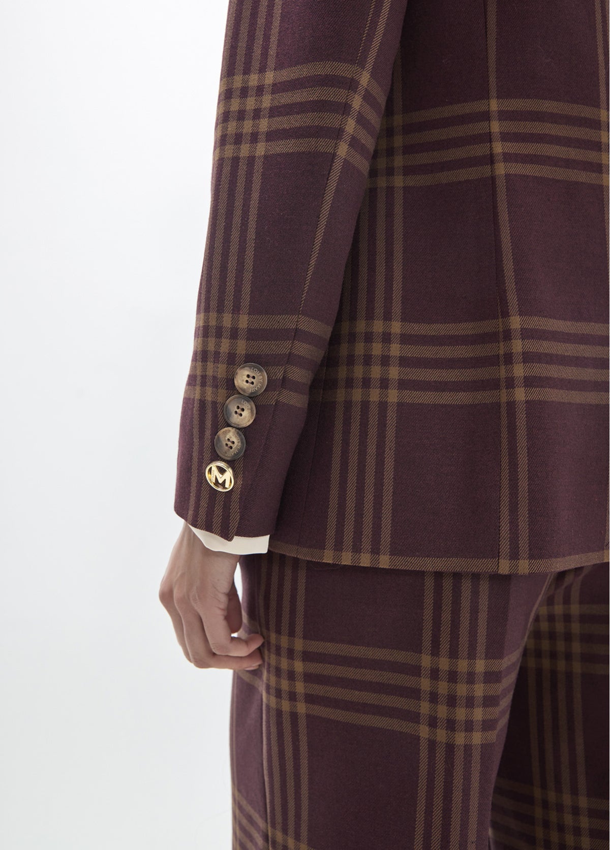 MF2602016/4012 Checked Plaid Jacket and Pant Sets
