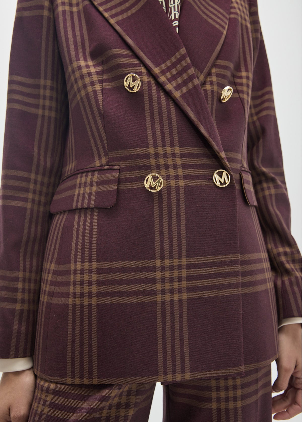 MF2602016/4012 Checked Plaid Jacket and Pant Sets