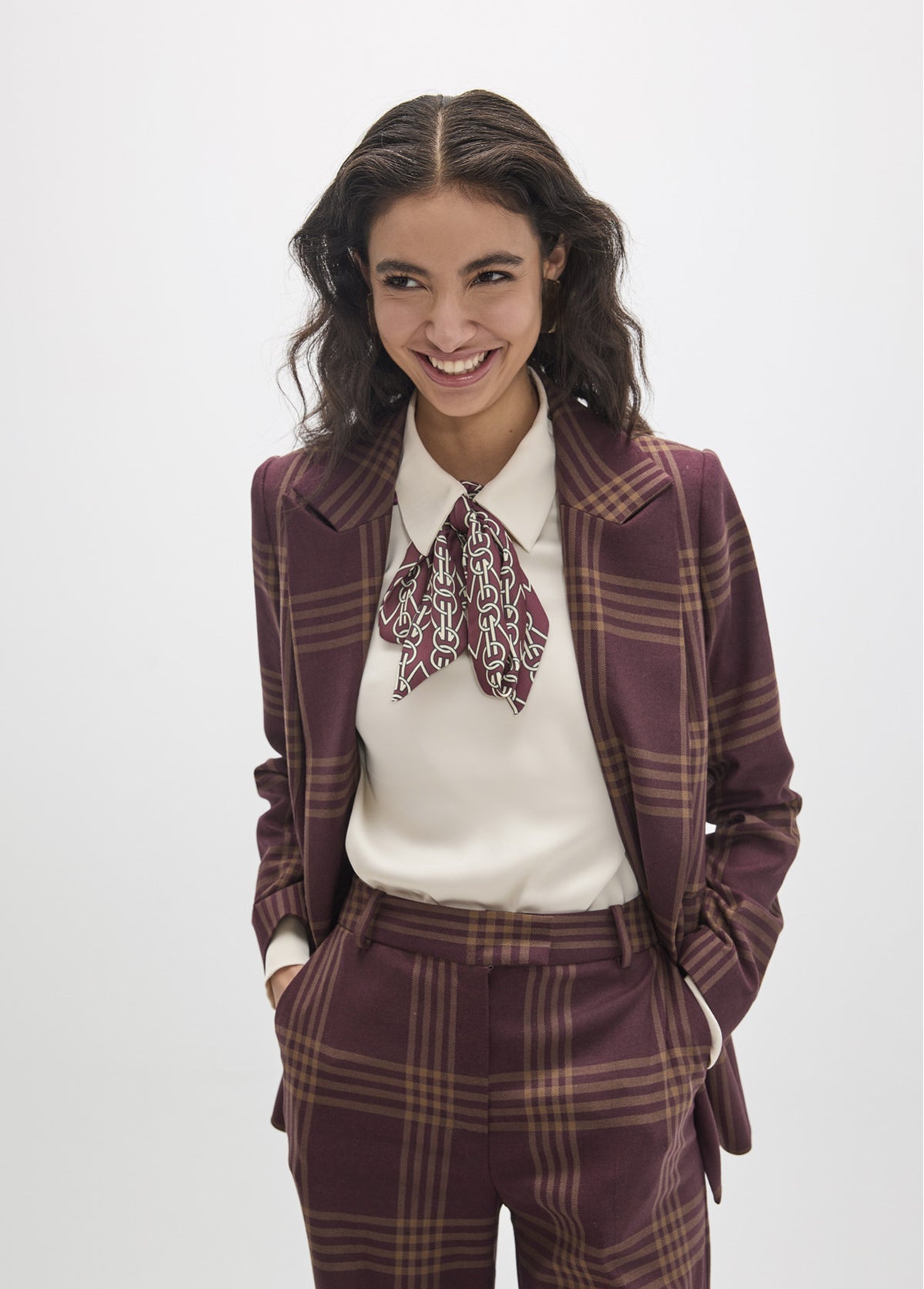 MF2602016/4012 Checked Plaid Jacket and Pant Sets