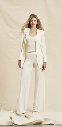 ZD6/A723 High Waist Straight Cut Pants - Brown Loft