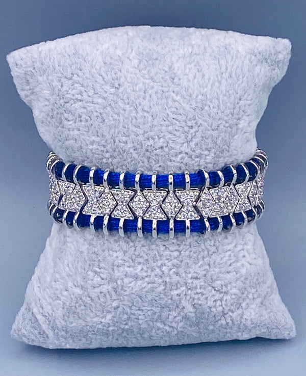 Diamond Zigzag in M.Blue