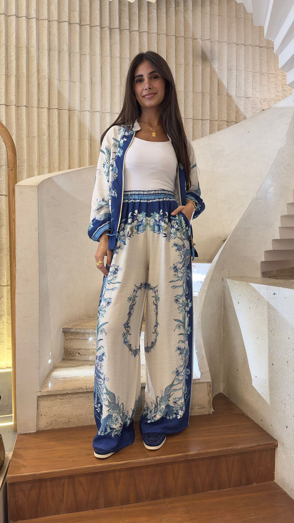 KD8807VC/9088BM Peacock Floral Sets