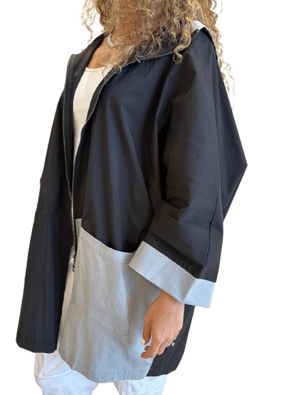 Two Tone Hoodie 24Y235211