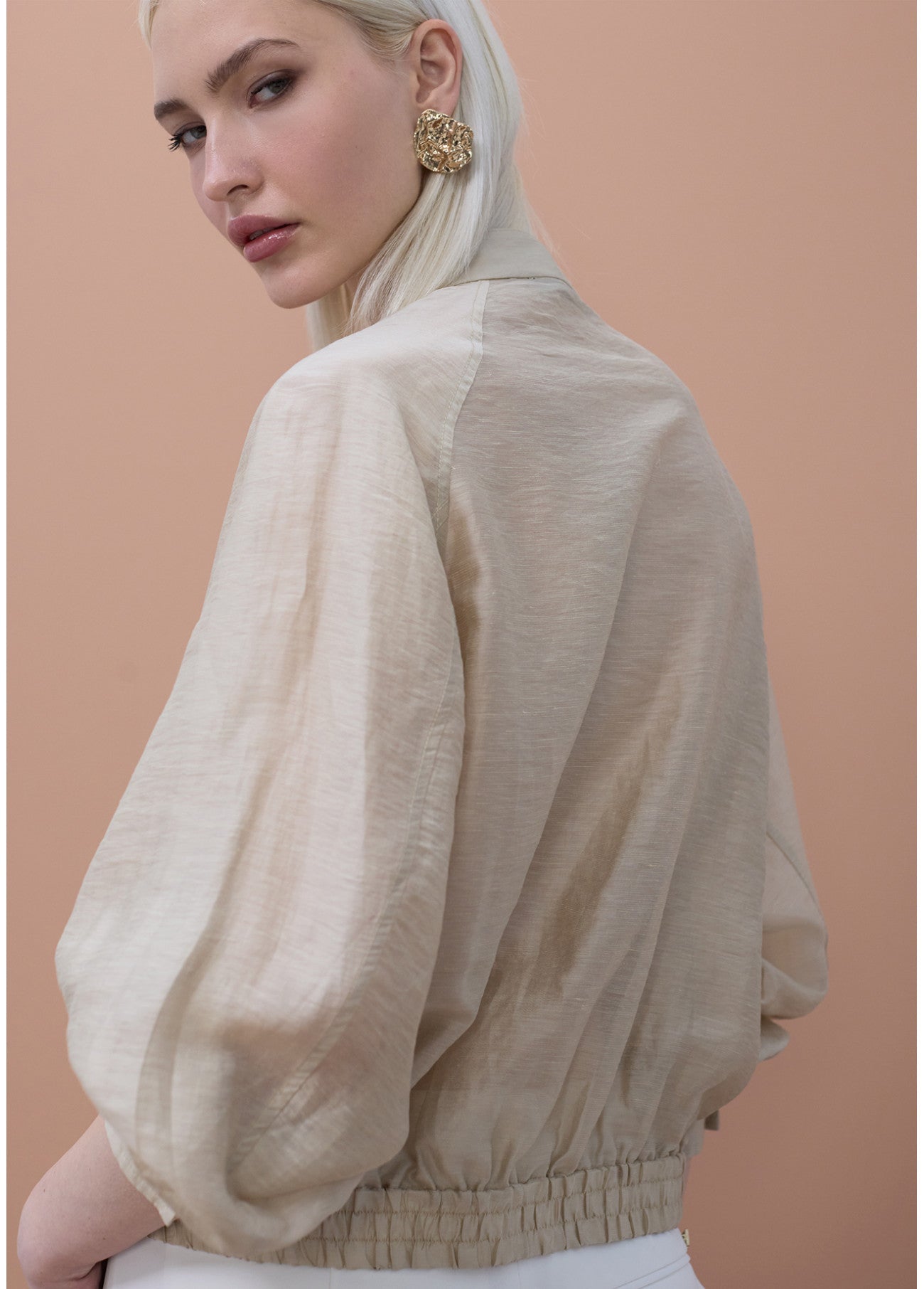MS2602022 Bomber Jacket سترة بومبر - Brown Loft