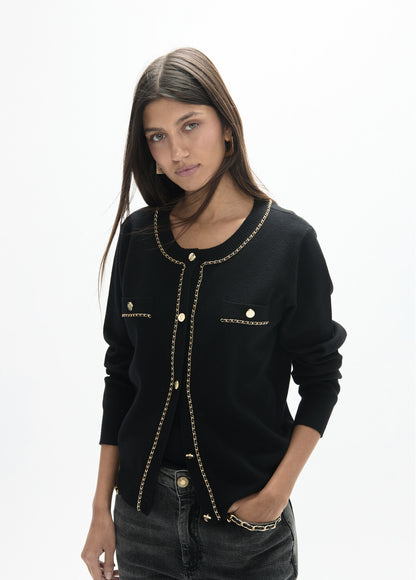 LF2611019.00N Chain Cardigan