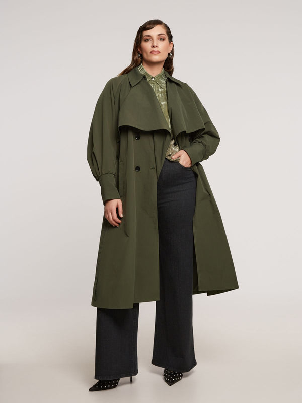 8403.4023  Collared Trench Coat معطف ترنش ذو ياقة