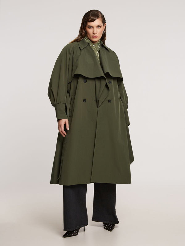8403.4023  Collared Trench Coat معطف ترنش ذو ياقة