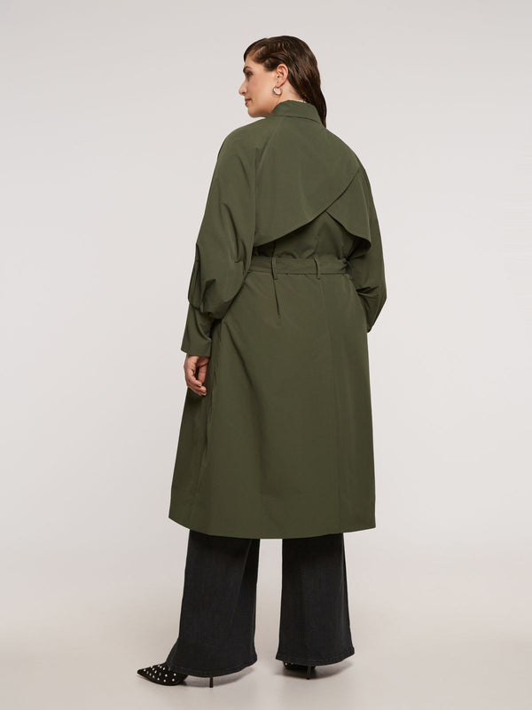 8403.4023  Collared Trench Coat معطف ترنش ذو ياقة