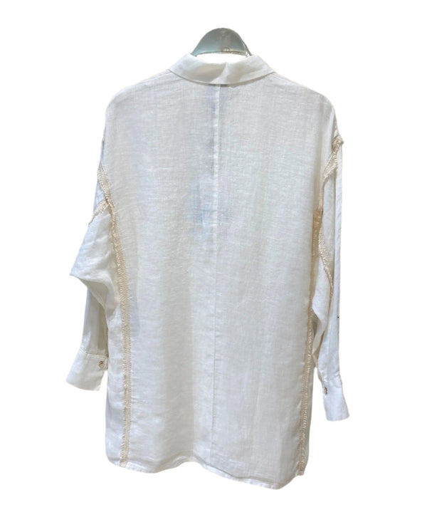 43-7082 (Linen Fringe Details) تفاصيل هامش الكتان