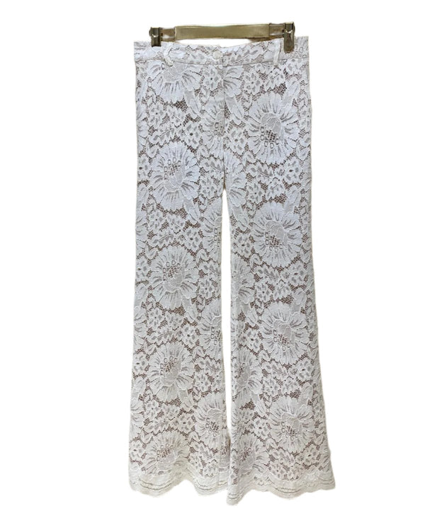 43-5148 (Flare Lace Pants) السراويل الدانتيل مضيئة