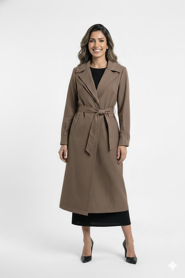 25W-524 Belted Trench Coat معطف ترنش بحزام