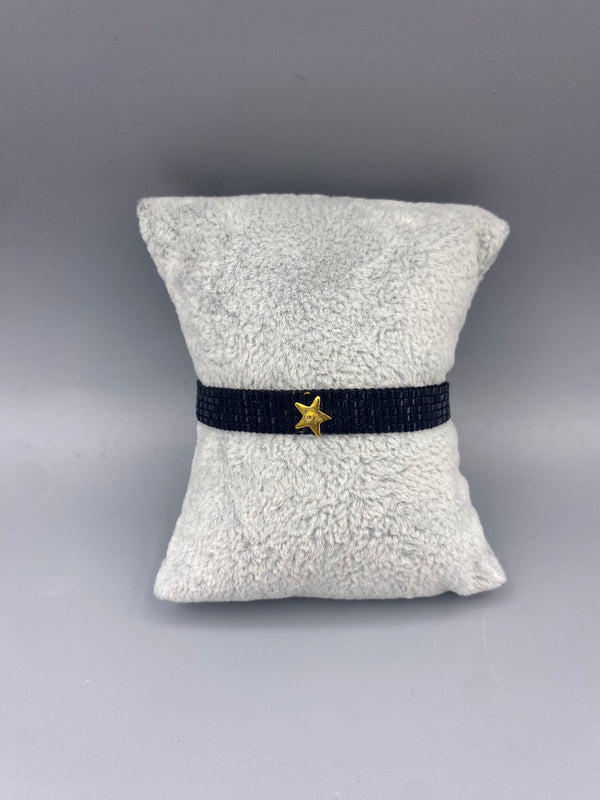 Estrellita B-BE-S 10887 سوار من الخرز الزجاجي المستدير