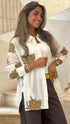 63-8008 Embroidered Shirt - Brown Loft