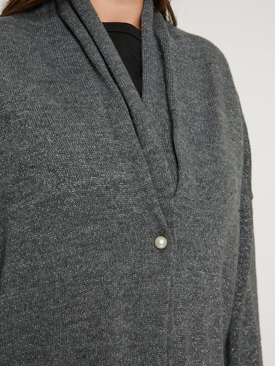 8401.5028 Lurex Shiny Knit Cardigan كارديجان لوركس لامع محبوك